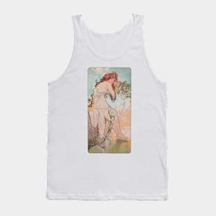 Four Seasons by Mucha, Autumn Tank Top